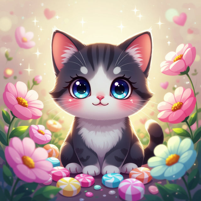 Kawaii Cat Wallpaper gallery