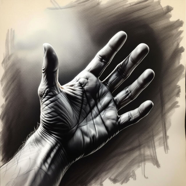 AI Drawing Of A Hand gallery