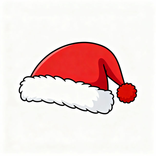 Easy Santa Hat Drawings gallery