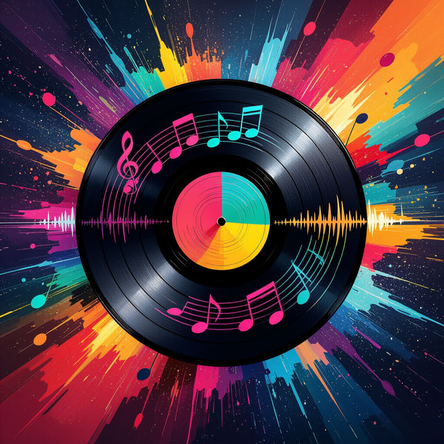 Vinyl Record Art - Created with AI gallery