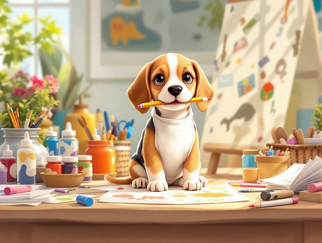 Cute Dog Drawing gallery