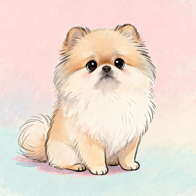 Small Dog Drawings - AI Generated gallery