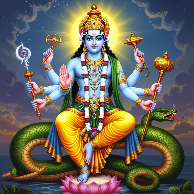 Lord Vishnu Images - Made With AI gallery