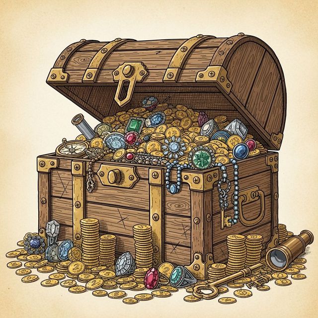 Explore AI-Generated Treasure Chest Drawings gallery
