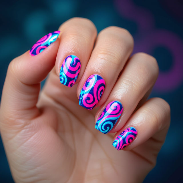 Neon Nail Art Designs gallery