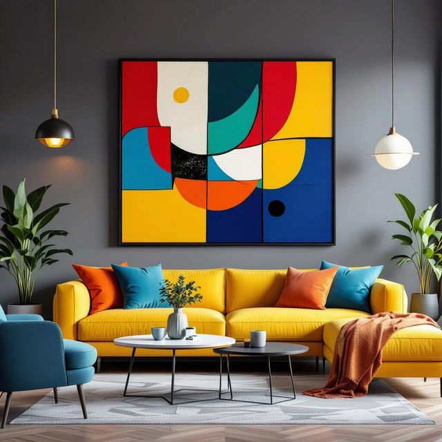 Generate Modern Wall Art with AI gallery