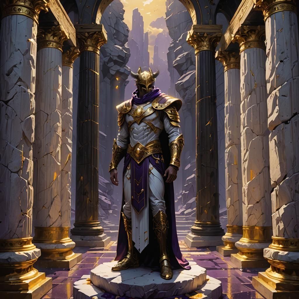 Dark Fantasy Quartz Pillars with Gold