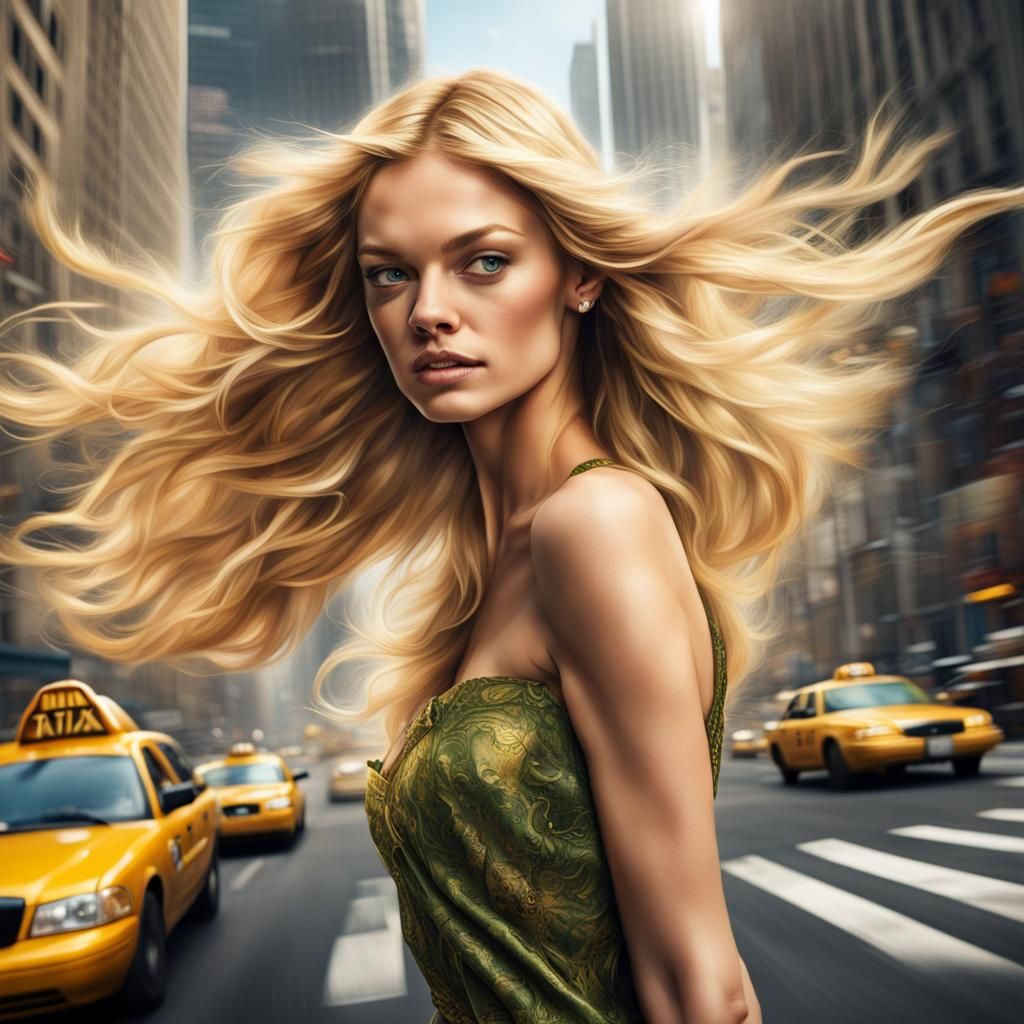 Tinker Bell in a Whimsical New York City