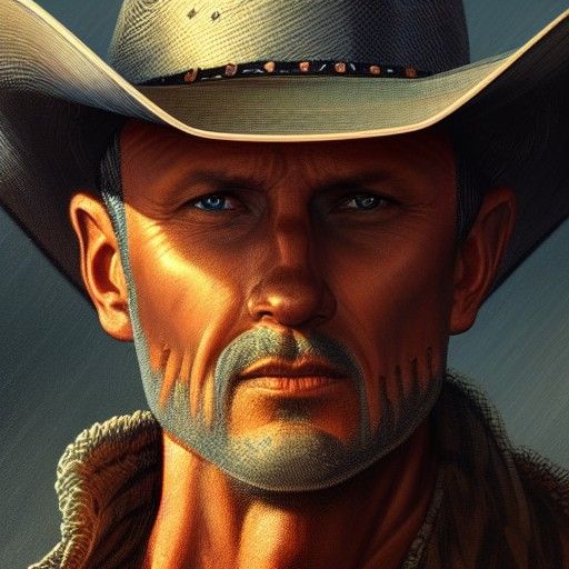 Tim Mcgraw as Reptilian Cowboy Concept Art