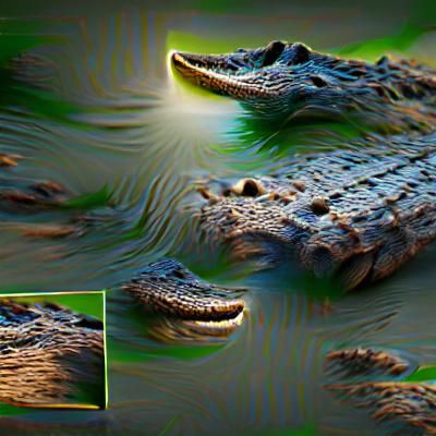 Breathtaking 8K Crocodile Portrait