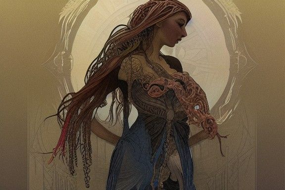 Dark Fantasy Art in Intricate Detail
