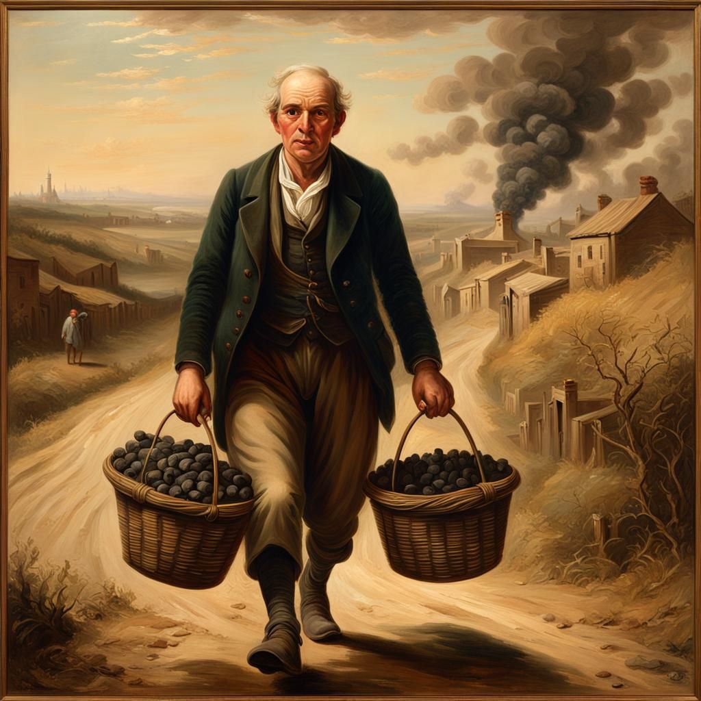 Old Man Carries Coals to Newcastle Amidst a Mingled Country...