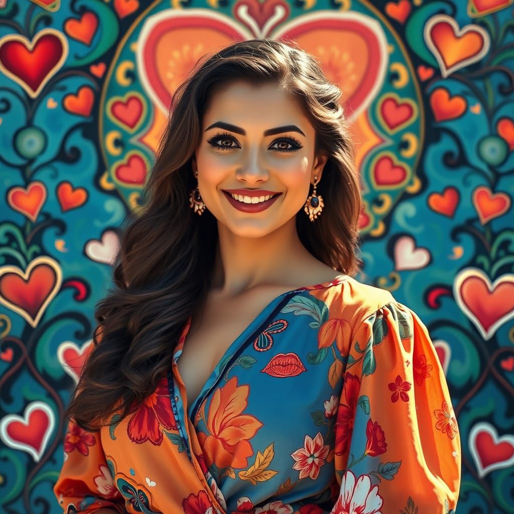 Belle Époque Goddess Radiates Love and Beauty