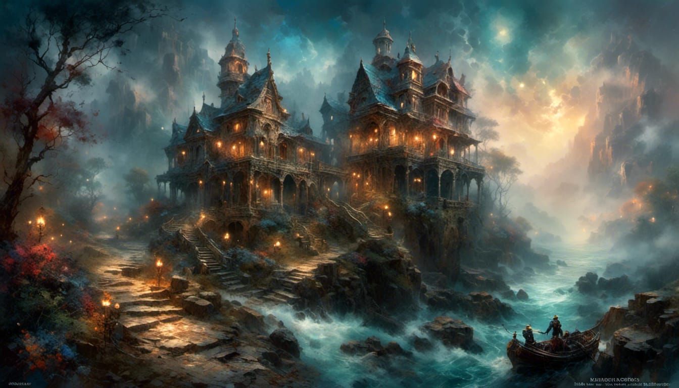 Ethereal Space Marine Portrait in an Idyllic Fantasy Setting