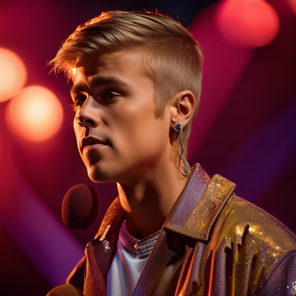 Justin Bieber Performs on Stage in 2023, Captured in Sharp F...