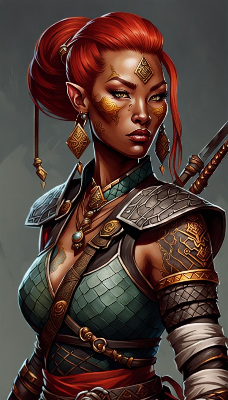 esme, yuan-ti warrior