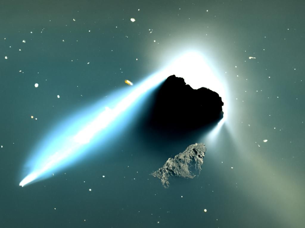 Cosmic Enlightenment Amidst Celestial Impact