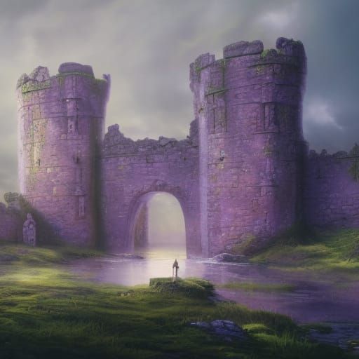 Ruined Castle on Purple Moors: Renaissance Art