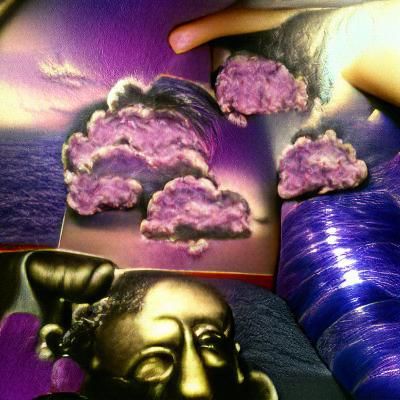 Vibrant Purple Clouds of the Subconscious