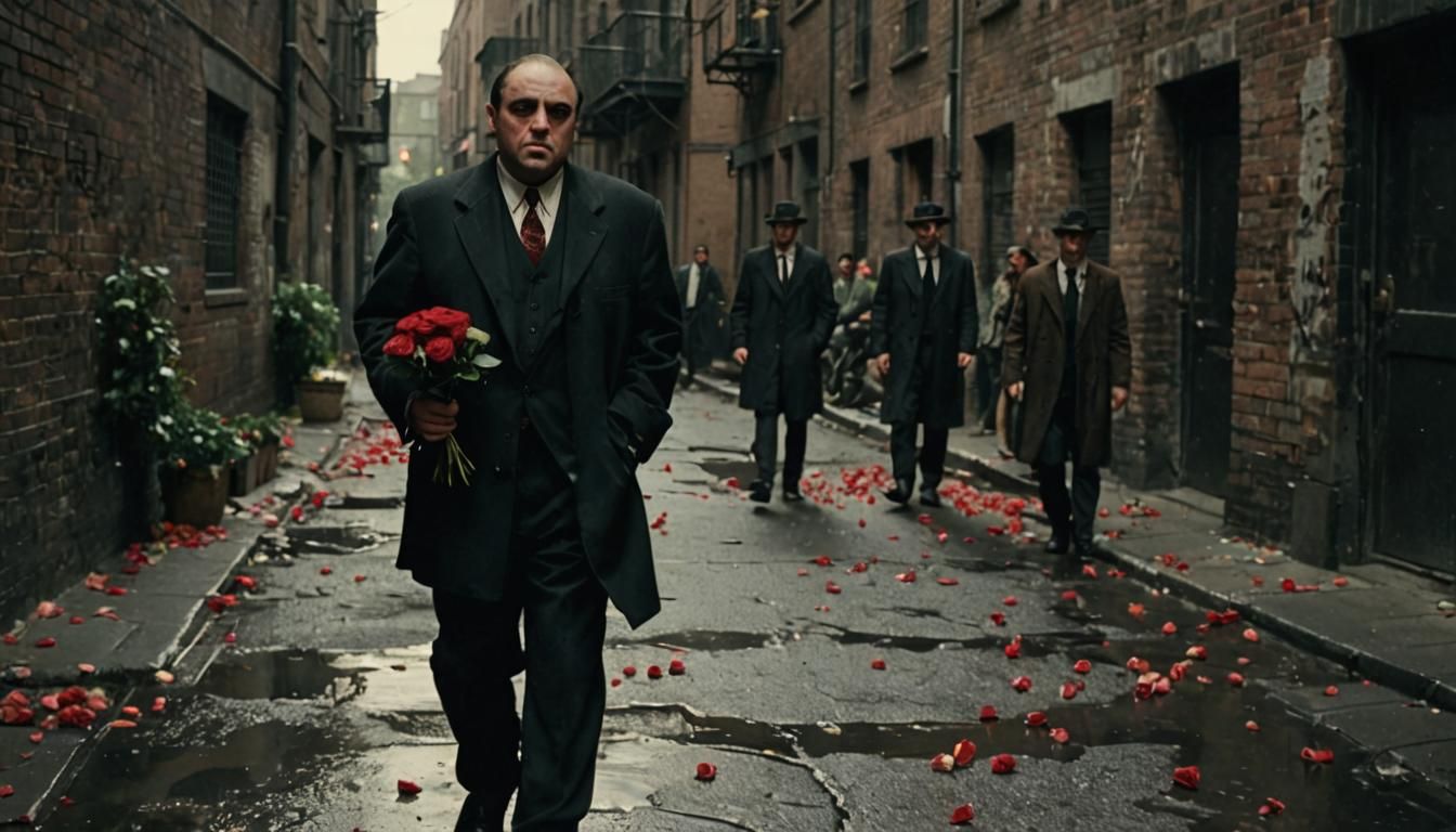 Gangster's Valentine: Al Capone's Dark Alley Bouquet