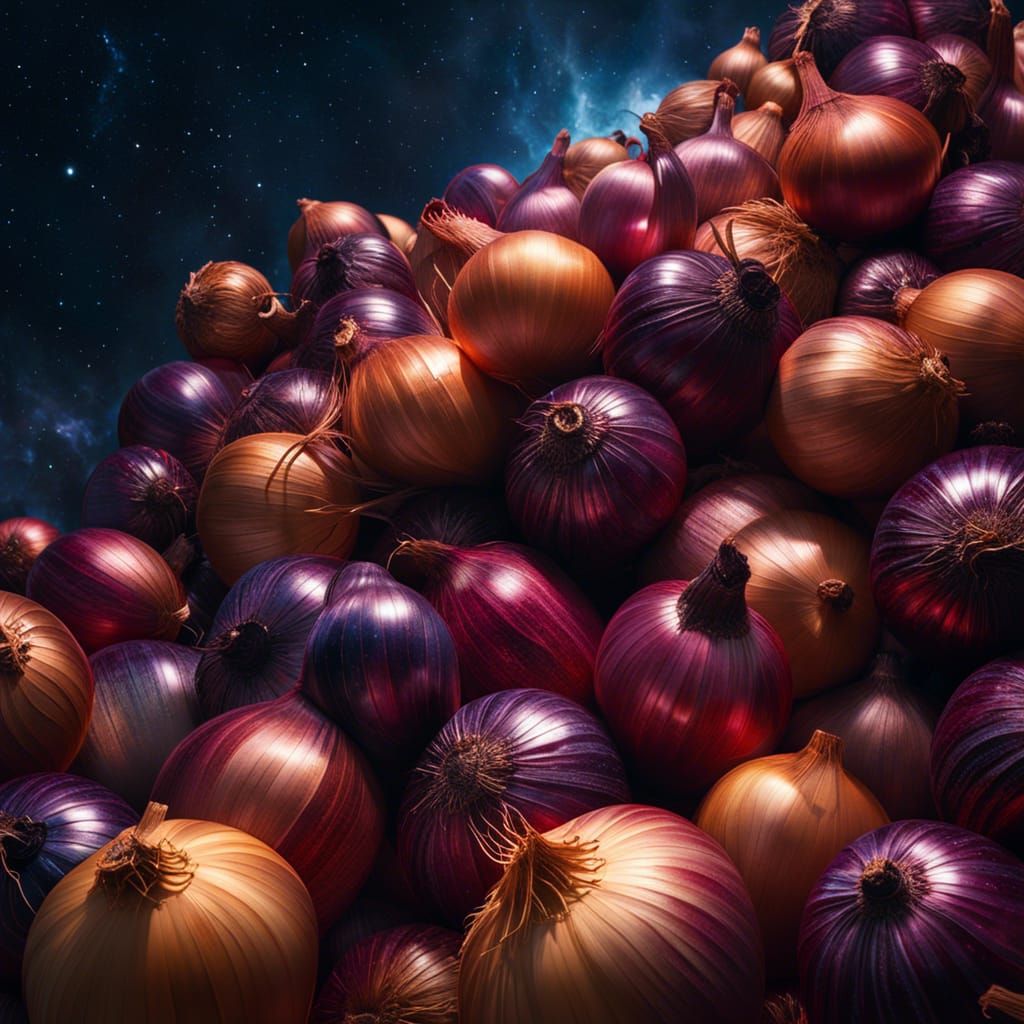 Galactic Onions in Hyperrealistic Splendor