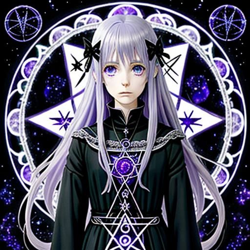 Ethereal Love Witch in Cosmic Haze