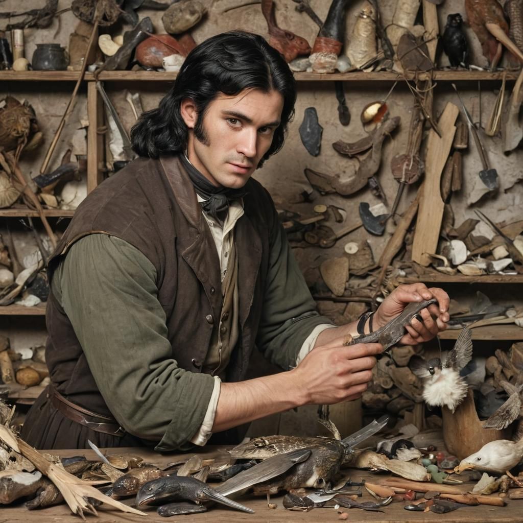 Taxidermist in Whimsical Atelier