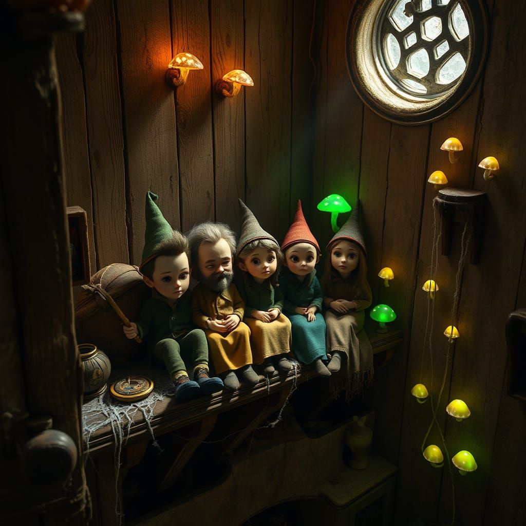 Mysterious Family Gathering in a Forgotten Home