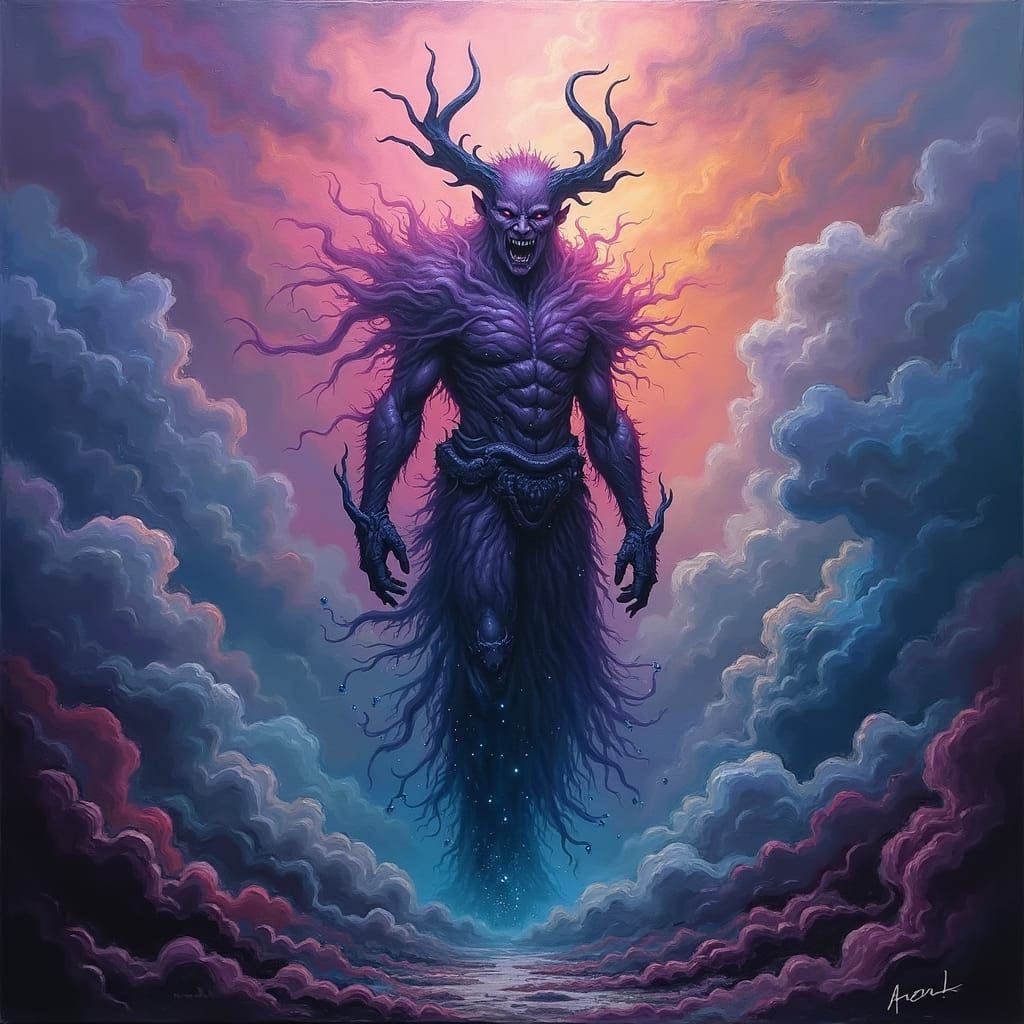 Azazel in Surreal Cosmic Chaos