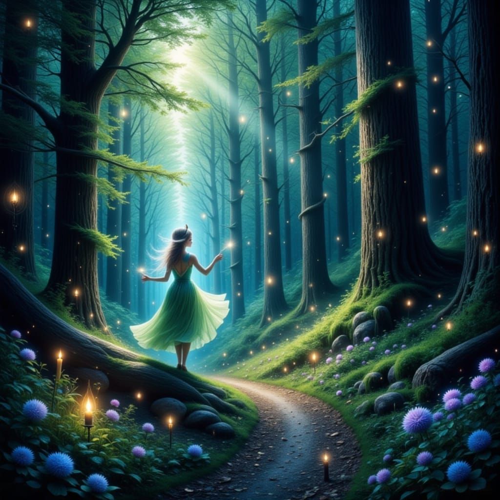 'The Daughter of the Whispering Woods'