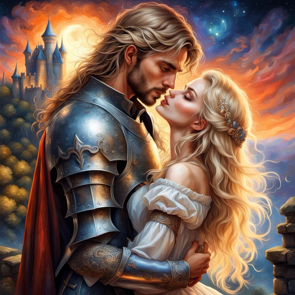 Couple near castle