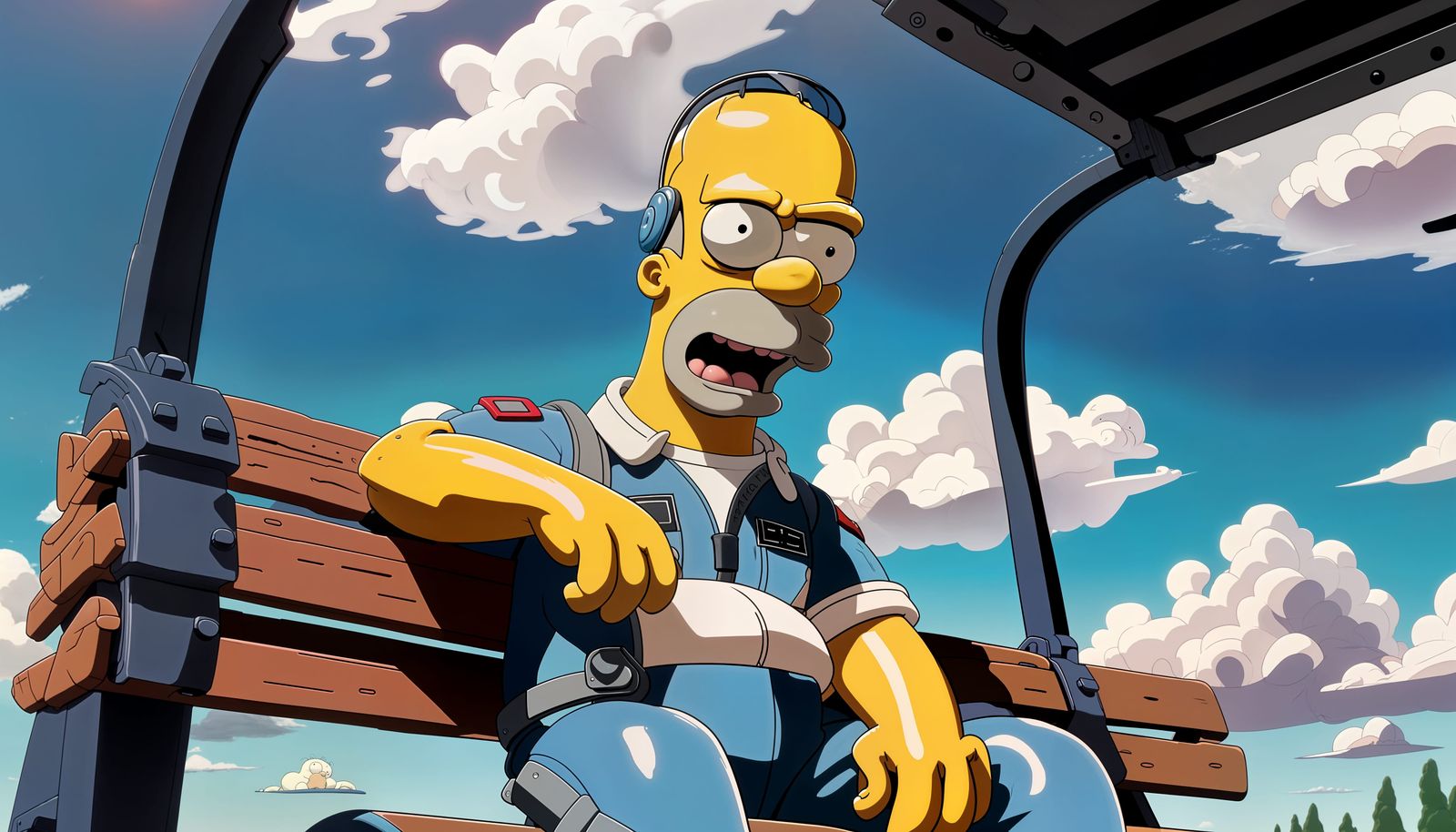 Homer Simpson: Animated Mayhem in Springfield