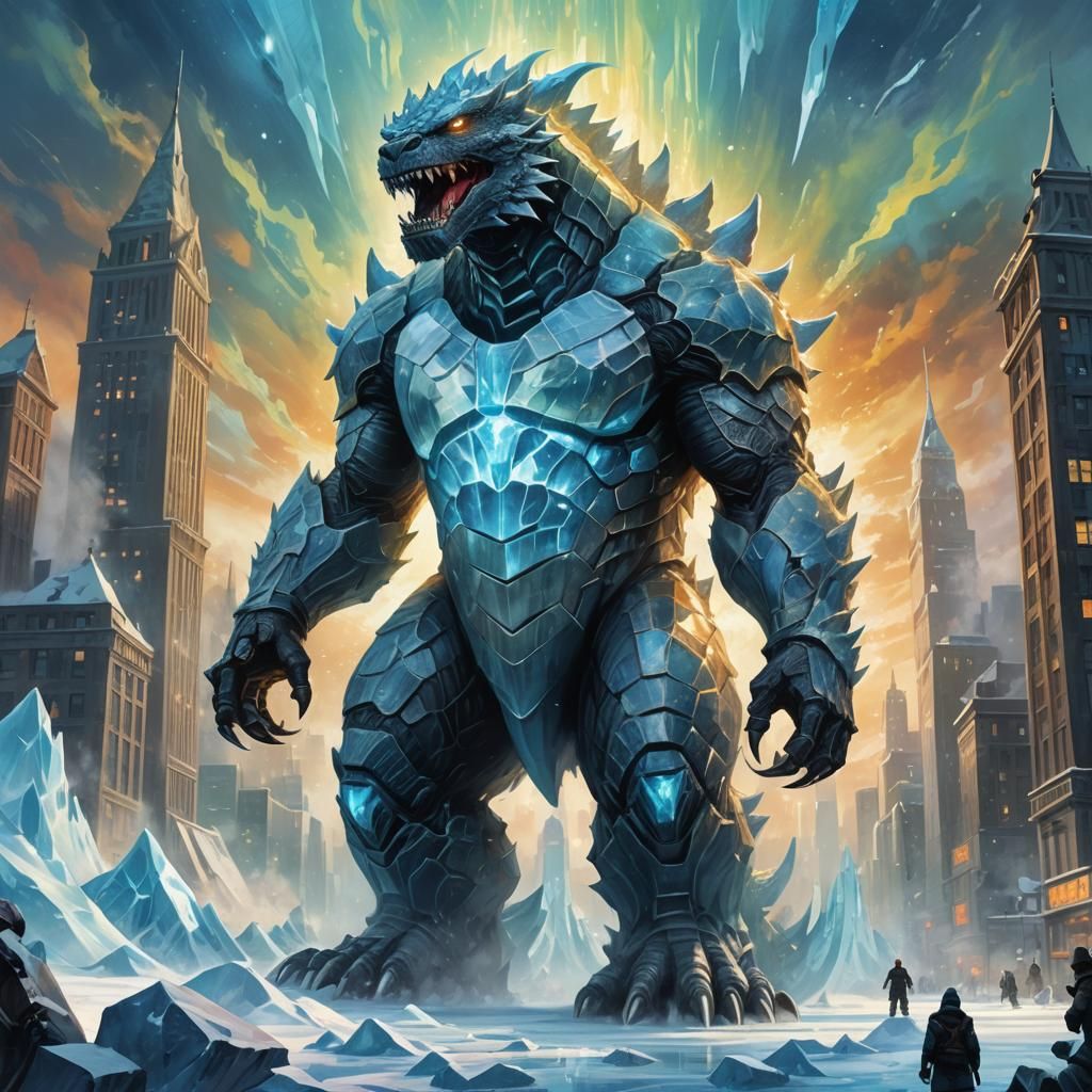 Cosmic Ice Titan Dominates Frozen Metropolis