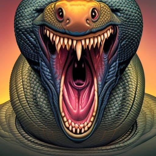 Hyperrealistic Cobra Unfurls Its Fantasy Fangs