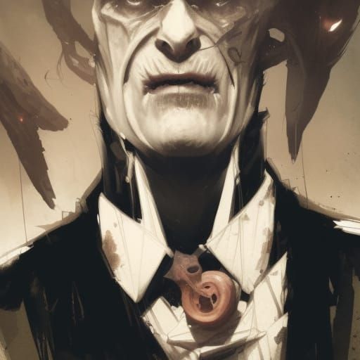 Cyberpunk Portrait of Mysterious Figure