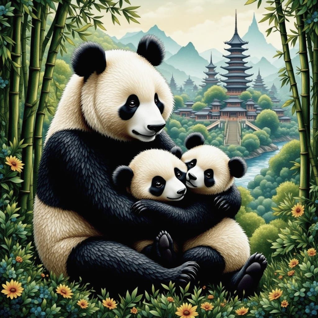 "A Panda Heart's Promise"