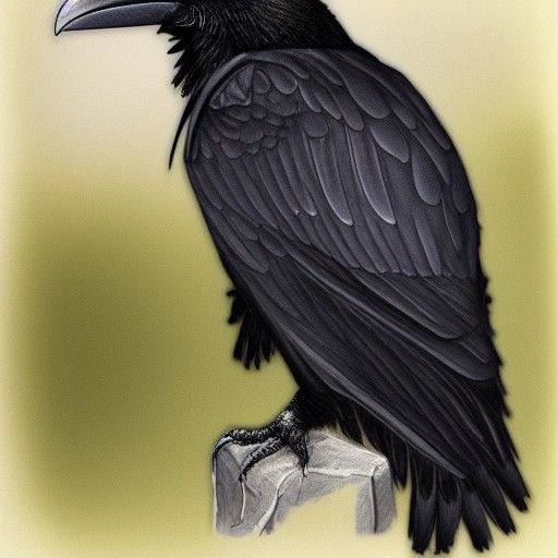 Enigmatic Avian Figure Reveals Riddles in Darkened Landscape