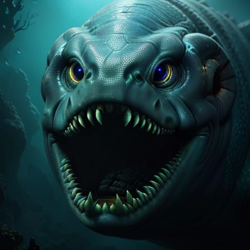 Eerie, Hyper-Realistic Cinematic Photography of a Terrifying...