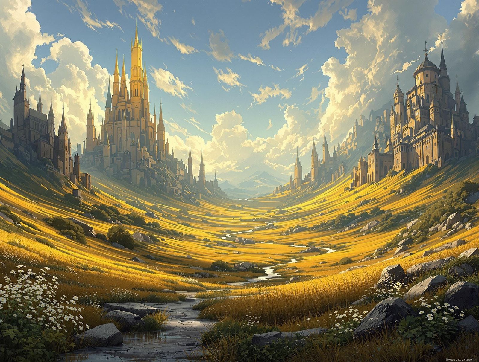 Epic Fantasy Landscape of Wondrous Proportions