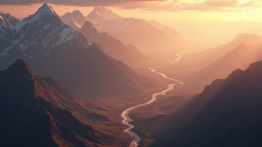 Hyper-Realistic Future Pangea Landscape