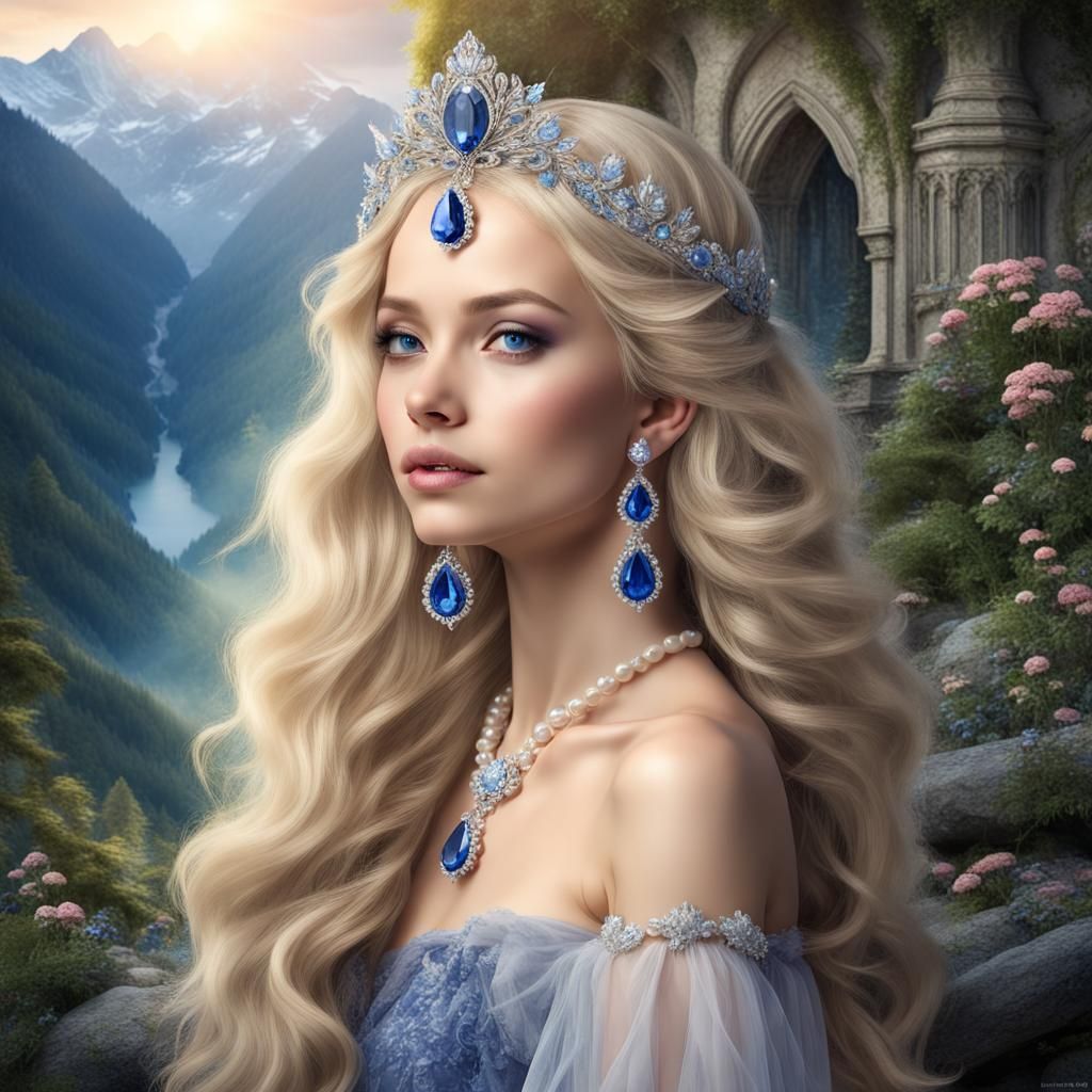 Fairy Princess in Ethereal Palace