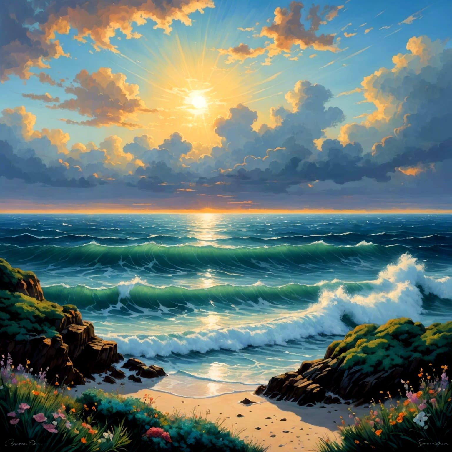 Mystical Ocean Dreamscape