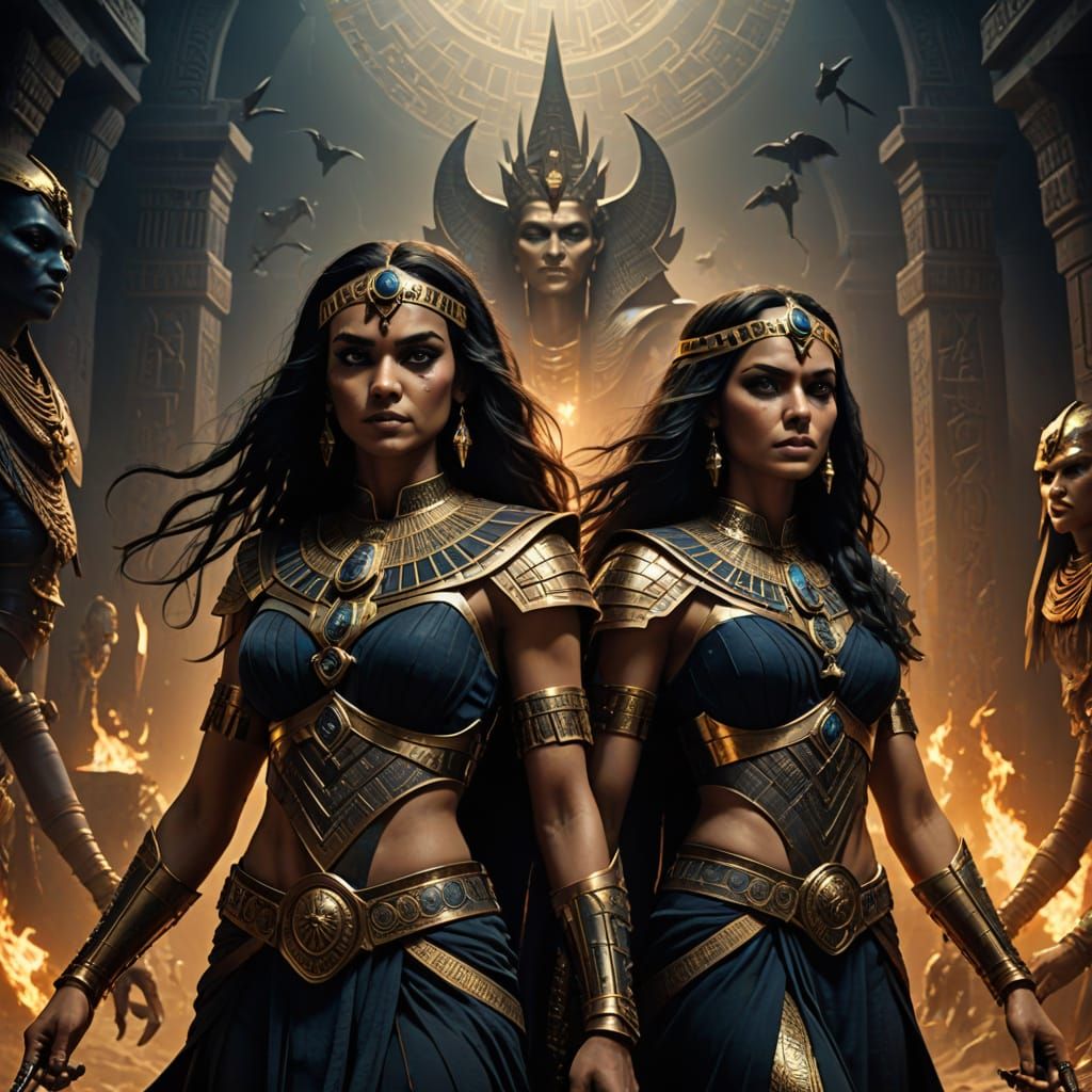 Sisters of the Night Unleash Fury in Ancient Egyptian Vampir...