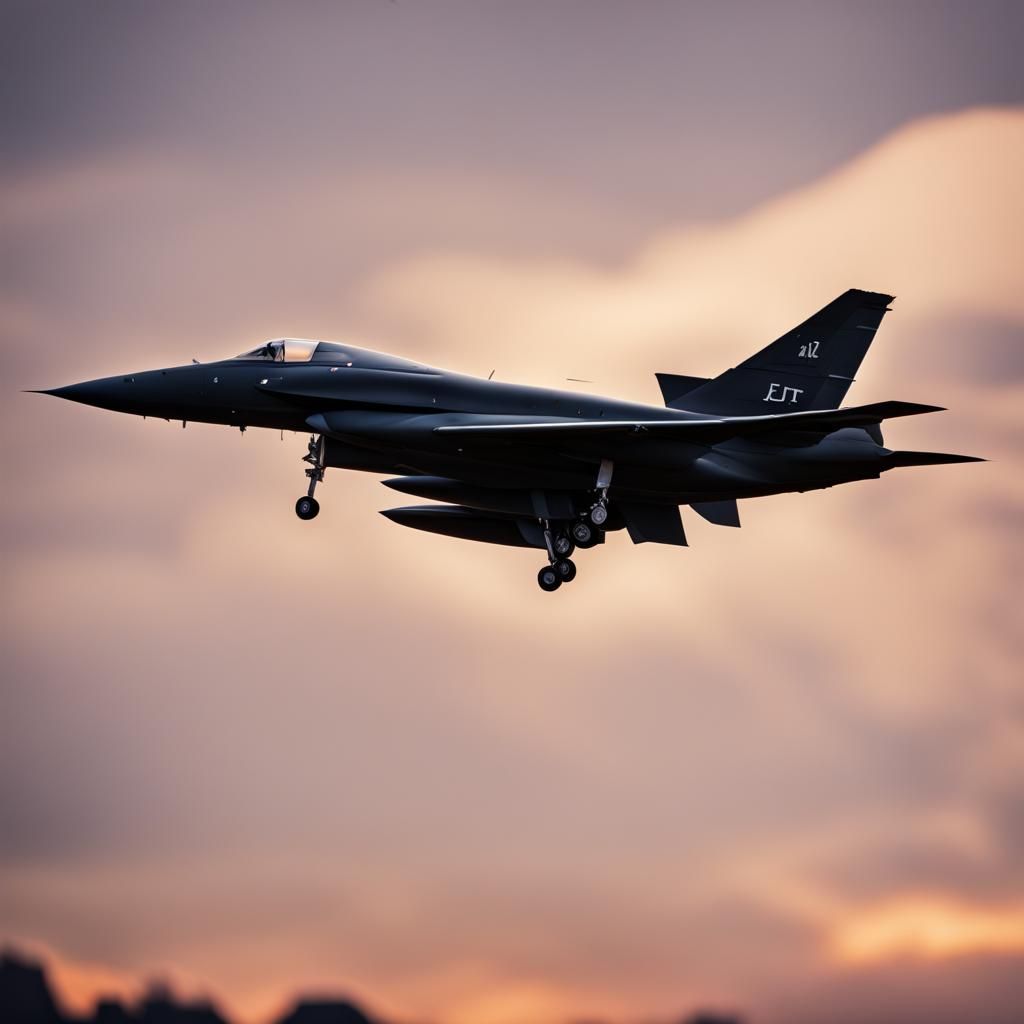 Professional Jet Portrait in Stunning Bokeh Focus