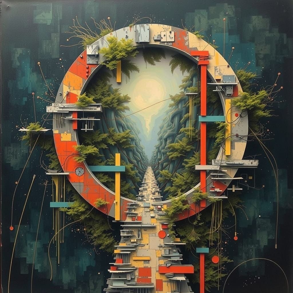 Remixed Original Artwork in Vibrant Colors