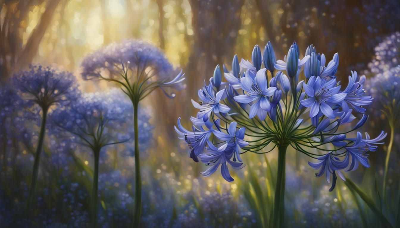 Agapanthus flowers