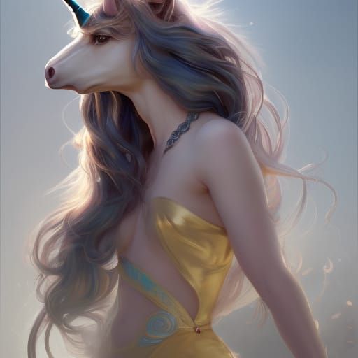 Ethereal Princess in Triadic Colors