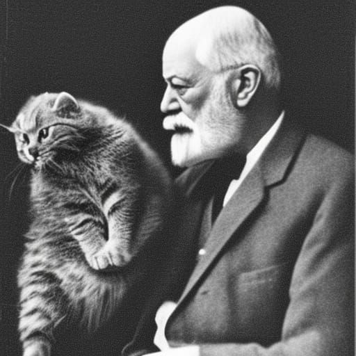 Freud Analyzes a Hysterical Cat