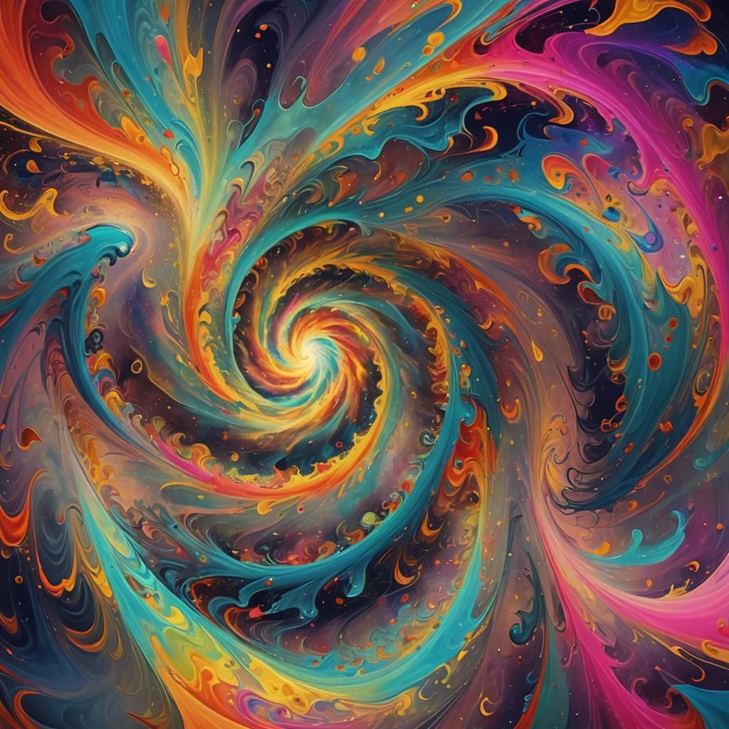Vibrant Surrealist Dreamscape in 8K