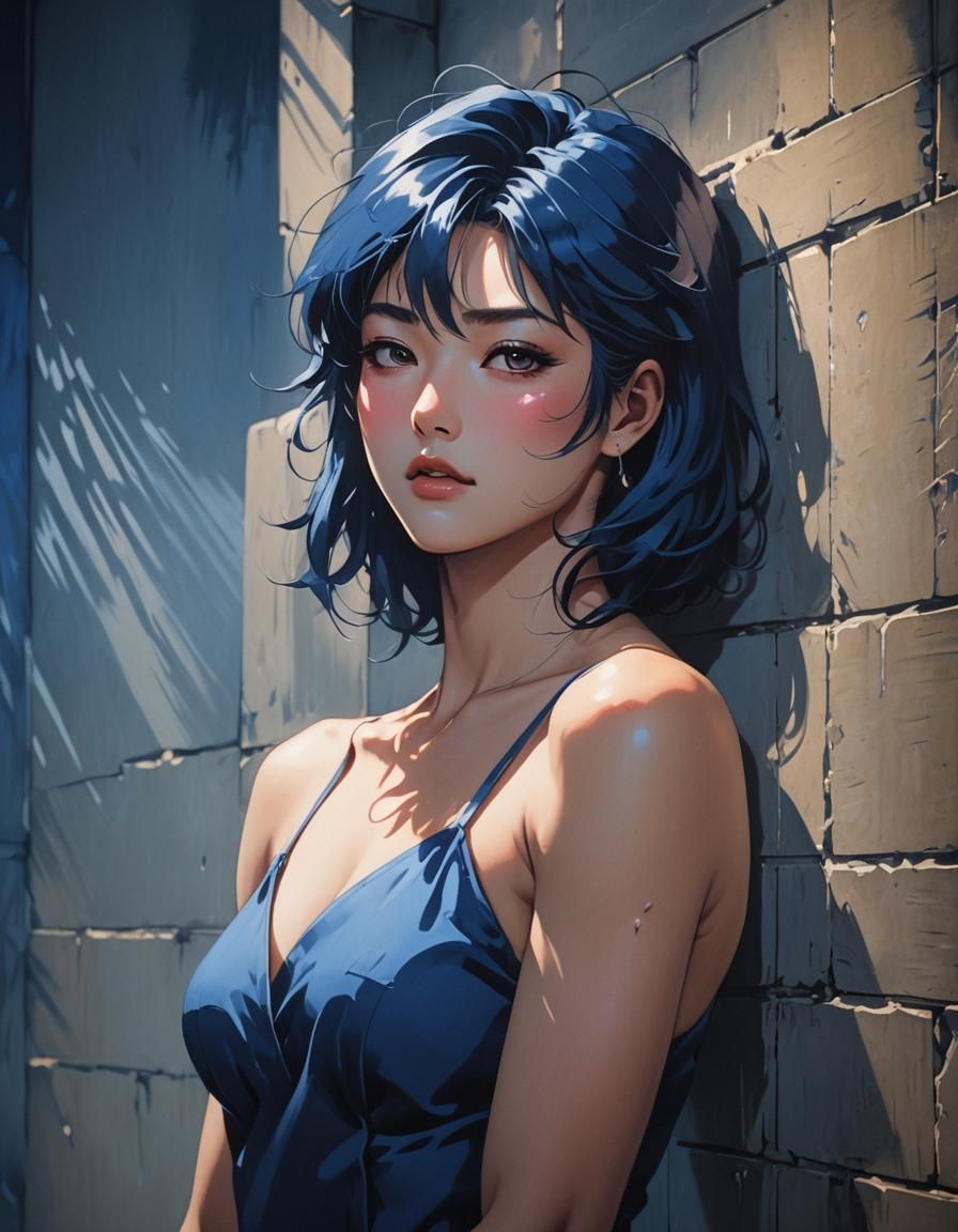 Ethereal Japanese Retro Anime Goddess